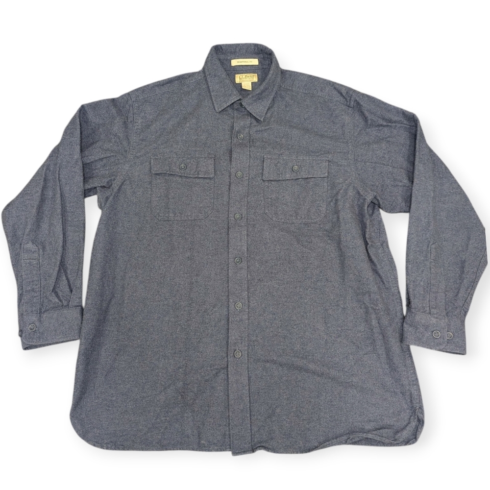 L.L.Bean FREEPORT, MAINE CHAMOIS CLOTH SHIRT/ Shacket Traditional Fit XL
